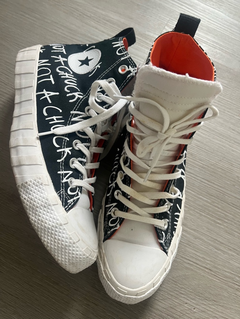 Converse UNT1TL3D Hi Not A Chuck Black - Picture 2 of 5